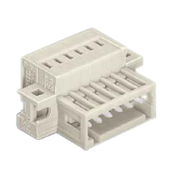 Spring Type Connector, 734 Series, 3.5-mm Pitch / Male with Screw-Fixed Flange