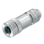 M12 Female (Soket), D Cord Connector