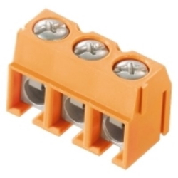 Weidmüller Circuit Board Terminal Strip 1760490000, PM 5.08 Series, Single Row, 2-Pole, Orange