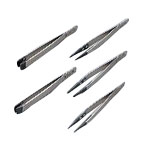 Fiber Tip Tweezers, Total Length (mm) 125/130