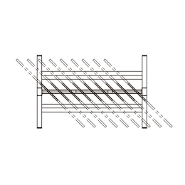 Diagonal Hanger Rack, ALR Series