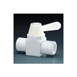 Fluoropolymer 2-Way Ball Valve, RC1/4, NR0001-01