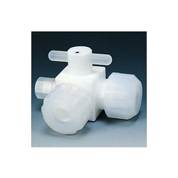 Fluoropolymer 3-Way Valve Reducing Press-Fit Type, ø6-ø8-ø8, NR1212-03