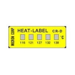 Heat label (irreversible) 5 points display