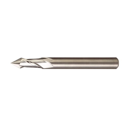 V-Cut Carbide End Mills, Standard Type, Non-Coating Series MVS 60°