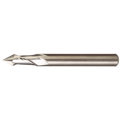 V-Cut Small Diameter Carbide End Mills Non-Coating Series MVS 60°