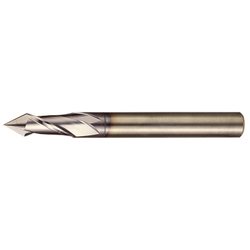 V-Cut Small Diameter Carbide End Mills Coated Series AMVS 60°