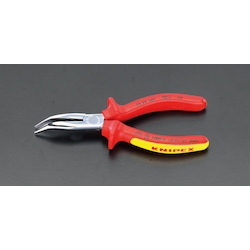 Insulated Bent Long nose Pliers EA537KB-1A