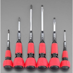 (+)(-) Power Grip Screwdriver Set EA557AB-6