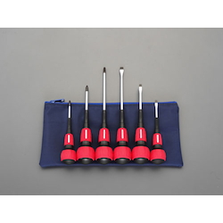 [6 Pcs] (+)(-) Power Grip Screwdriver EA557AM-600