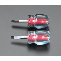 (+)(-) Stubby Screwdriver Set EA557CB 