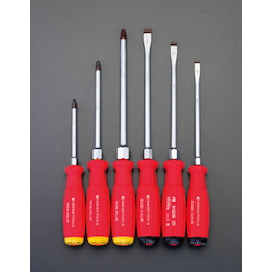 Screwdriver Set (6 Pcs) [With Handle-Side Hexagon Shaft] EA560PF