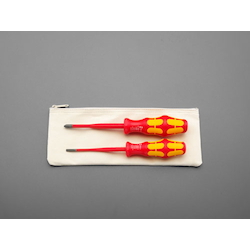 [2 Pcs] (+)(-) Insulated Screwdriver EA560WE-40
