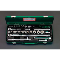 (1/4"), (3/8") Socket Wrench Set EA618H-5 