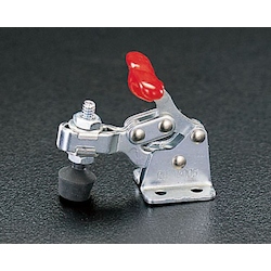 toggle clamp, clamp part: Neoprene cap, body material: Steel, Zinc Plating