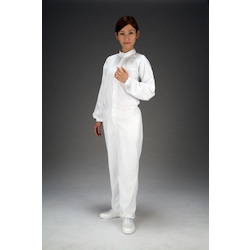 [For Cleanrooms]Coverall Work Clothing (Center fastener)