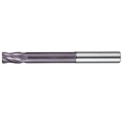 Square End Mill Long Neck 4-Flute Corner Radius for High Hardness Steel GF300T 3362