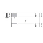 Flat Bit for Bench Lathe