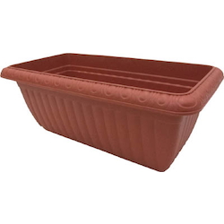 Relief Planter (Terracotta Brown)