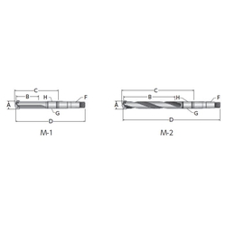 Throw-Away Drill, 4 Series Holder, Morse Taper Shank