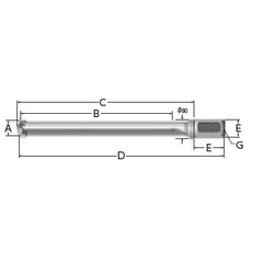 Throw-Away Drill, 5/6 Series Holder, Metric Size Straight Shank