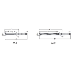 Throw-Away Drill, 7/8 Series Holder, Morse Taper Shank