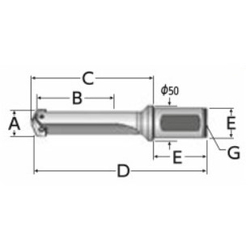 Throw-Away Drill, 3 Series Holder, Metric Size Straight Shank