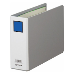 KING FILE G A5E Gray Standard: A5 Size Landscape Back Width: 66 mm Bind Thickness: 50 mm Appropriate Capacity: 500 Sheets