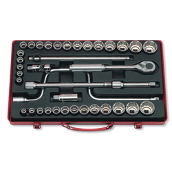 Hand Socket 1/2" "(12.7 mm) Socket Set 4238AM