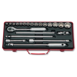 Hand Socket 1/2" "(12.7 mm) Socket Set 4244M/4244A