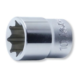 Hand Socket 1/4" "(6.35 mm) Double 4-Sided Socket 2415M/2415A