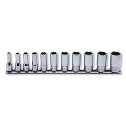 Hand Socket 1/4" "(6.35 mm) Hex Semi-Deep Socket Rail Set RS2300X/11