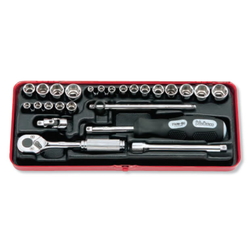 Hand Socket 1/4" "(6.35 mm) Socket Set 2201AM