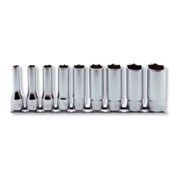 Hand Socket 3/8" "(9.5 mm) Hex Deep Socket Rail Set RS3300A/9