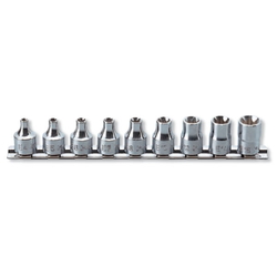 Hand Socket 3/8" "(9.5 mm) Torque Socket Rail Set RS3425/9