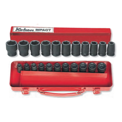 Impact Socket 3/8 "(9.5 mm) Hex Socket Set