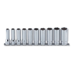 Hand Socket 1/2" "(12.7 mm) Hex Deep Socket Rail Set RS4300A/10