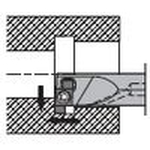 Inner Diameter Groove SIGE-EH Type Excellent Bar (with Coolant Hole)