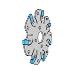 Slot Mill SLT Type Tip: Self-Restraint Type MSTA Type (Millimeter Specifications)