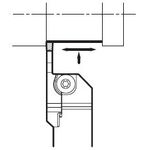 Lathe Turning/Cutting Holder KGD-S Model (Straight Type: 0°, Parting Type)