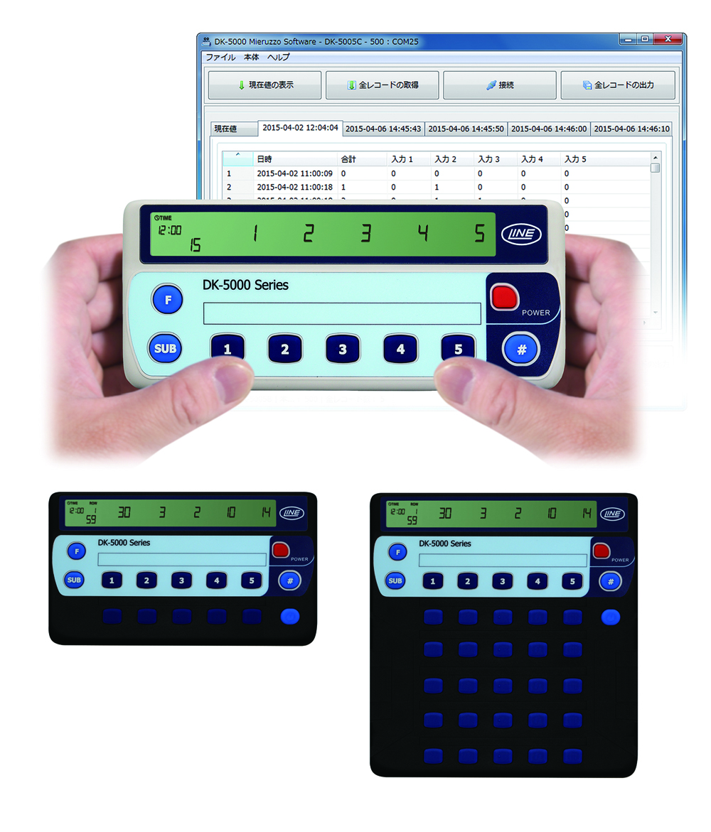 Electronic Tally Counter DK-5000 Series (Multiple Type Counter)