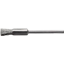 Miniature End Type Shaft Mounted Brush (Shaft Diameter 3 mm)