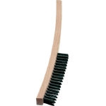 4-Line Long Wooden Handle Hand Brush