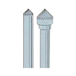 Cemented Carbide Cutter, Spiral Cut 90° K67○○