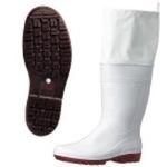 Anti-Slip Antibacterial Long Boots High Grip HG2000N, Super Hood, White, Size (cm) 22/22.5