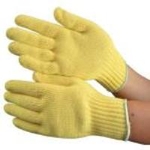 Gloves used during disasters and made from Kevlar Fiber KB-100, Slip Prone