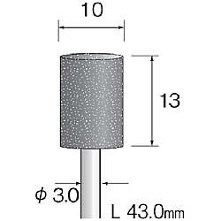 Minimo Gray Grindstone, A/WA#60, ⌀10