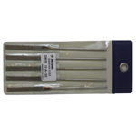 File, Diamond Electrodeposition Needle File DNYE, Same Shape/Same Grain Size, 5-Piece Set