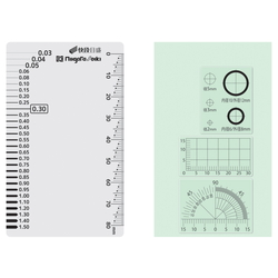 Crack Measuring Gauge with Clear Kaidan Scale