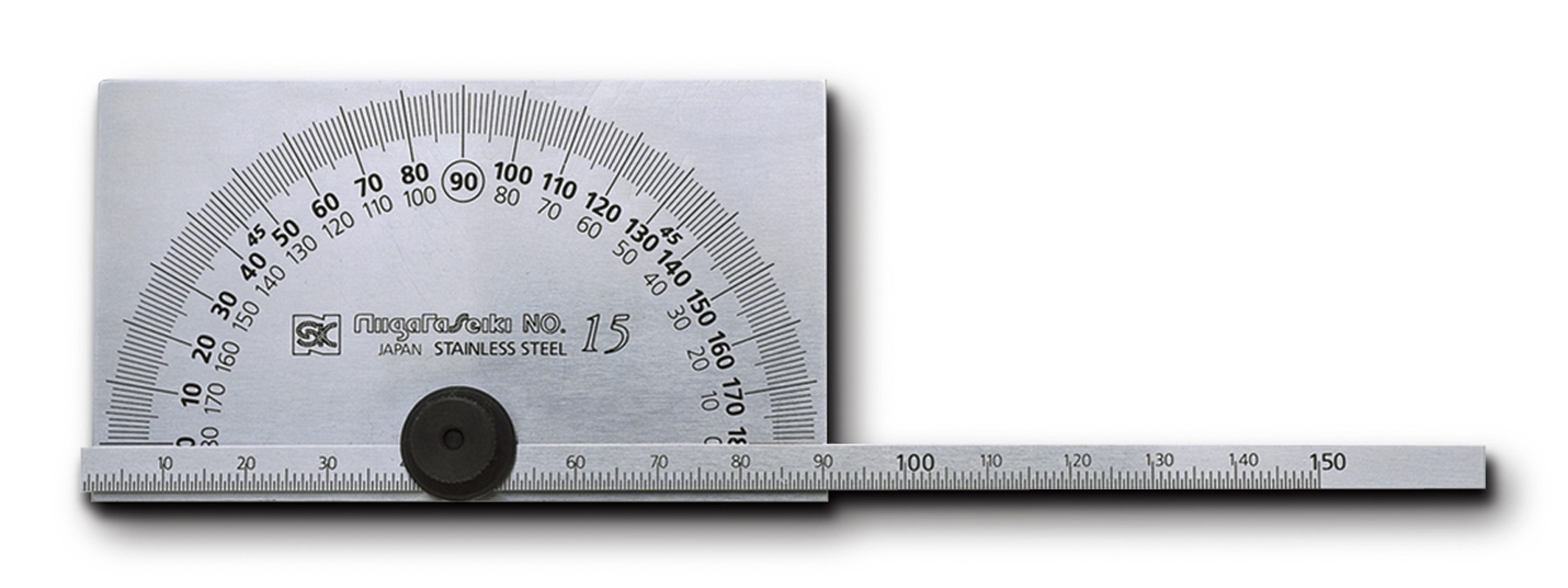 Protractor No.15: Includes Main Body, Inspection Report / Calibration Certificate / Product Traceability Diagram